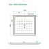 Shower Box - Doris Series Double Sliding Door (1000x1000x1900mm) DS1000
